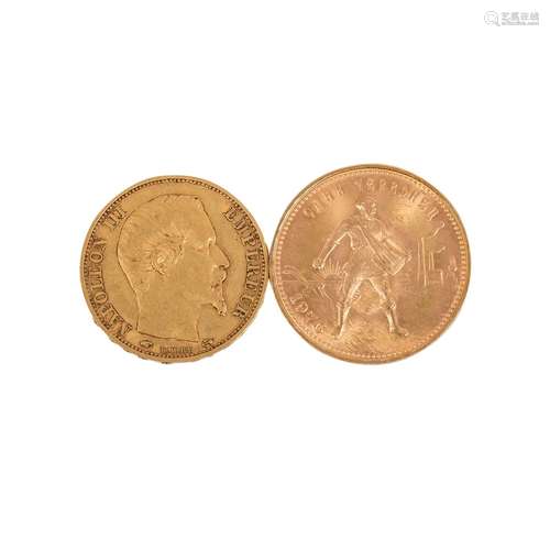 GOLDLOT ca. 13,54 g fein,