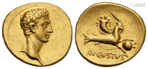 Augustus (27 BC - AD 14), Aureus, Spanish mint (Colonia Patr...