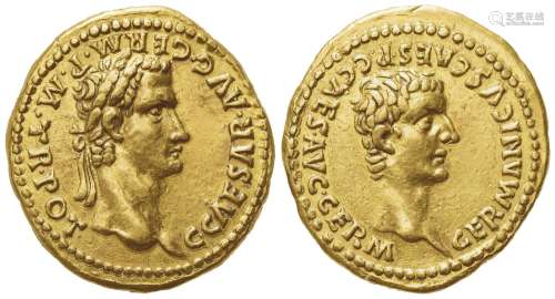 Gaius, called Caligula (37-41), Aureus, Rome, AD 37-38; AV (...