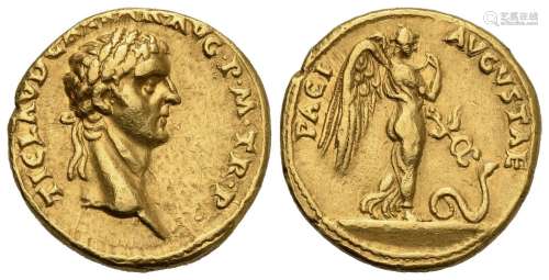 Claudius (41-54), Aureus, Rome, AD 41-42; AV (g 7,61; mm 18;...
