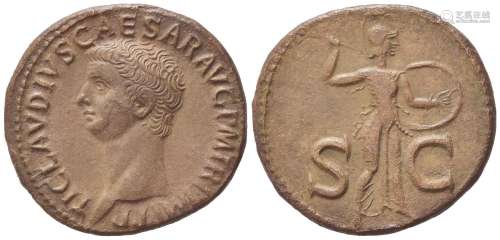 Claudius (41-54), As, Rome, ca. AD 50-54; AE (g 11,36; mm 29...