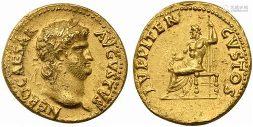 Nero (54-68), Aureus, Rome, ca. AD 64-65; AV (g 7,40; mm 19;...