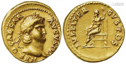 Nero (54-68), Aureus, Rome, ca. AD 64-65; AV (g 7,17; mm 19;...