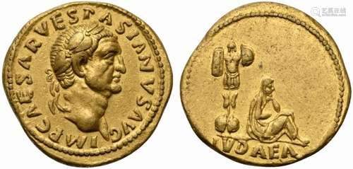 Vespasian (69-79), Aureus, Rome, AD 69-70; AV (g 7,16; mm 18...