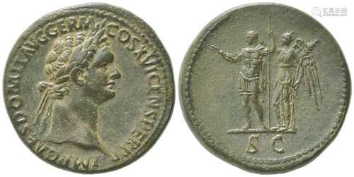 Domitian (81-96), Sestertius, Rome, AD 92-94; AE (g 27,18; m...