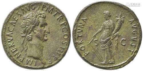 Nerva (96-98), Sestertius, Rome, AD 97; AE (g 25,70; mm 33; ...