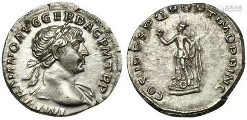 Trajan (98-117), Denarius, Rome, AD 103-111; AR (g 3,63; mm ...