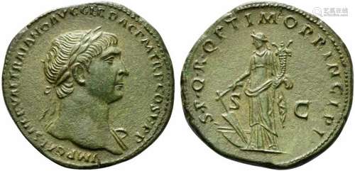 Trajan (98-117), Sestertius, Rome, AD 103-111; AE (g 22,84; ...