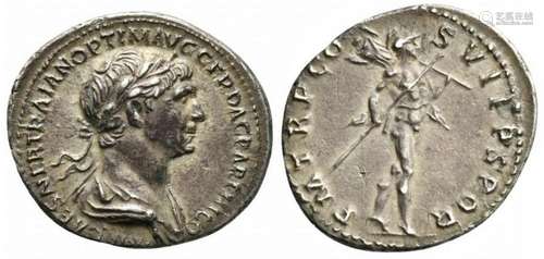 Trajan (98-117), Denarius, Rome, AD 116; AR (g 3,31; mm 19; ...