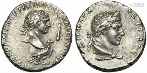 Trajan (98-117), Tetradrachm,Tyre, AD 103-109; AR (g 15,26; ...