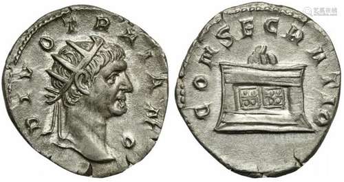 Divus Traianus, Antoninianus - commemorative issue struck un...