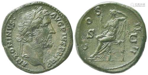 Antoninus Pius (138-161), Sestertius, Rome, AD 145-161; AE (...