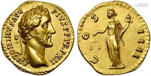 Antoninus Pius (138-161), Aureus, Rome, AD 148-149; AV (g 7,...