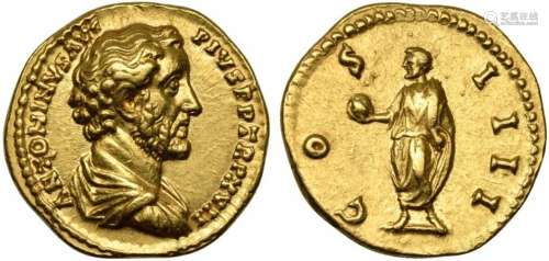Antoninus Pius (138-161), Aureus, Rome, AD 153-154; AV (g 7,...