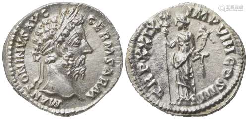 Marcus Aurelius (161-180), Denarius, Rome, AD 174-175; AR (g...