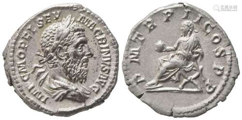 Macrinus (217-218), Denarius, Rome, December AD 217; AR (g 3...