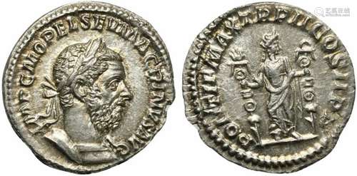 Macrinus (217-218), Denarius, Rome, AD 218; AR (g 2,72; mm 1...