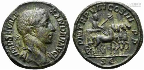 Severus Alexander (222-235), As, Rome, AD 229; AE (g 10,87; ...