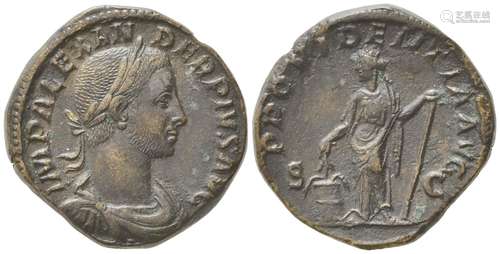 Severus Alexander (222-235), Sestertius, Rome, AD 231-235; A...