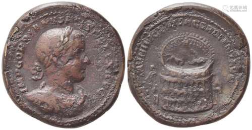 Gordian III (238-244), Medallion, Rome, AD 244; AE (g 34,95;...