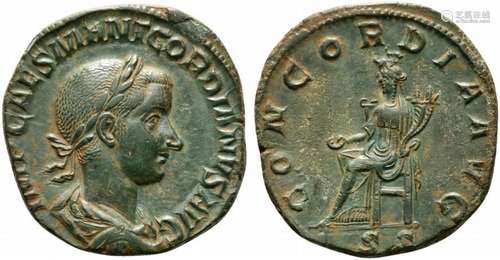 Gordian III (238-244), Sestertius, Rome, AD 239; AE (g 19,21...