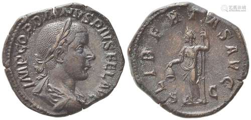 Gordian III (238-244), Sestertius, Rome, AD 241-243; AE (g 1...