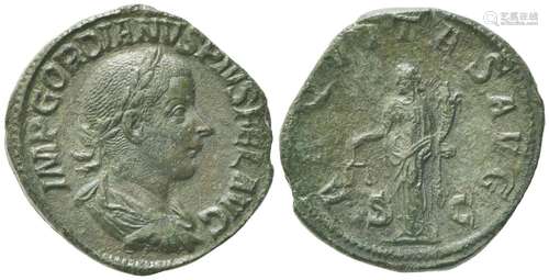 Gordian III (238-244), Sestertius, Rome, AD 241-243; AE (g 2...