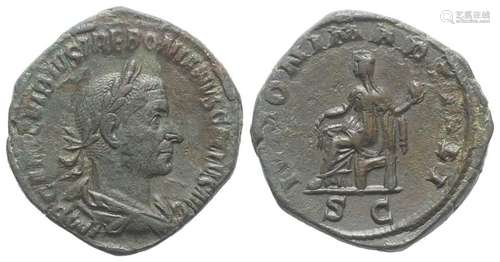 Trebonianus Gallus (251-253), Sestertius, Rome, AD 251-253; ...