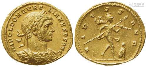 Aurelian (270-275), Aureus, Mediolanum, ca. AD 271-272; AV (...