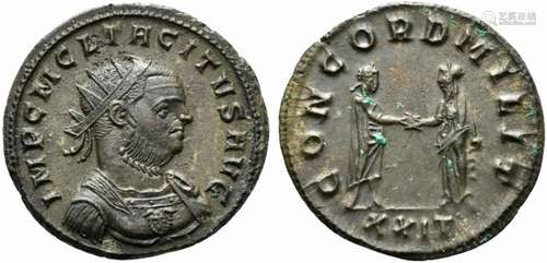 Tacitus (275-276), Antoninianus, Siscia, AD 276; BI (g 4,09;...