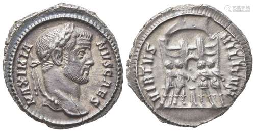 Galerius (Caesar, 293-305), Argenteus, Rome, AD 294; AR (g 3...