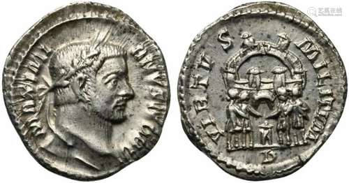 Galerius (Caesar, 293-305), Argenteus, Treveri, AD 295-297; ...