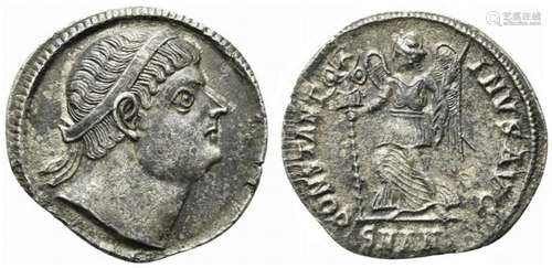 Constantine I (306-337), Siliqua, Antioch, AD 329; AR (g 3,1...