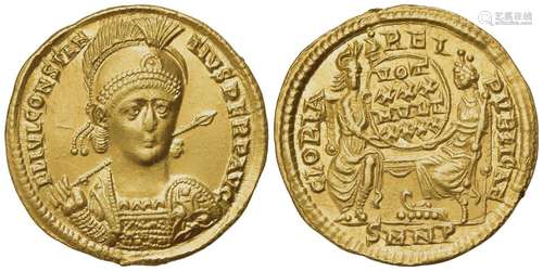 Constantius II (337-361), Solidus, Nicomedia, AD 355-360; AV...