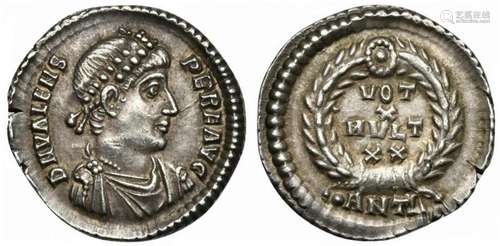 Valens (364-378), Siliqua, Antioch, AD 367-375; AR (g 1,99; ...