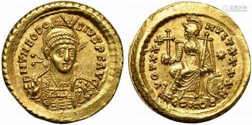 Theodosius II (408-450), Solidus, Constantinopolis, AD 430-4...