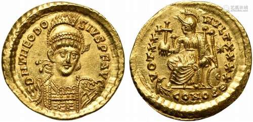 Theodosius II (408-450), Solidus, Constantinopolis, AD 430-4...