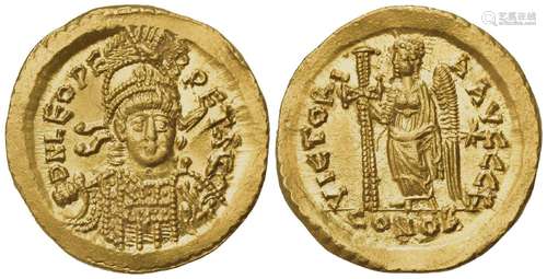 Leo I (457-474), Solidus, Constantinopolis, AD 471-473; AV (...