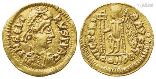 Visigoths, Pseudo-Imperial coinage imitating Libius Severus,...