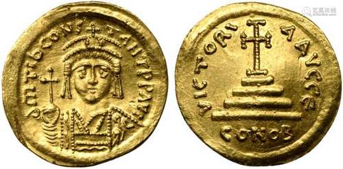 Tiberius II Constantine (578-582), Solidus,Constantinople, c...