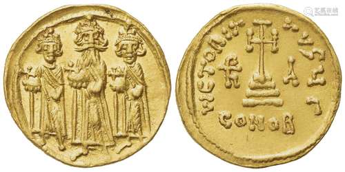 Heraclius with Heraclius Constantine and Heraclonas (613-641...