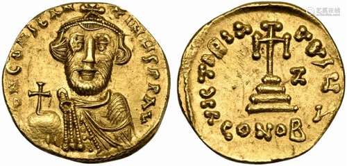 Constans II (641-668), Solidus, Constantinople, ca. AD 644-6...