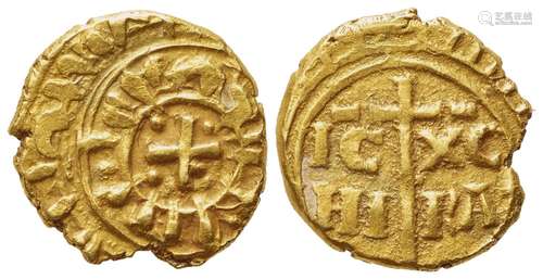 Italy, Sicily, Messina. Federico II (1197-1250). AV Tarì (12...