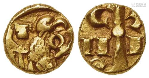 Italy, Sicily, Messina. Manfredi (1258-1266). AV Tarì (6mm, ...