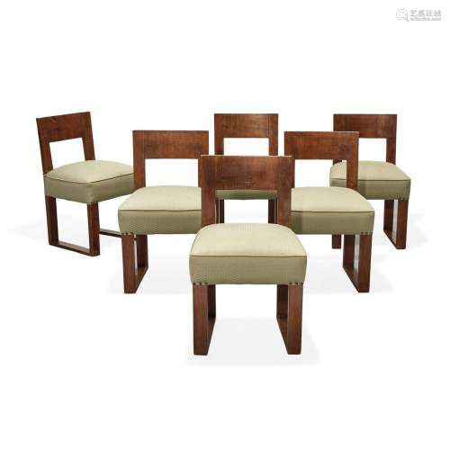 SIX CHAIRS  ITALY 1930S