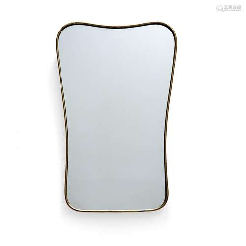 GIO PONTI (NELLO STILE DI) - WALL MIRROR  ITALY 1950S