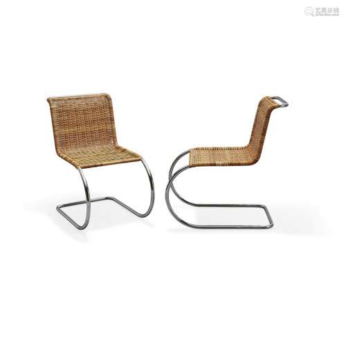 L. MIES VAN DER ROHE - TWO 'MR 247' CHAIRS FOR KNOLL INT.  1...