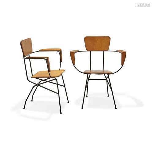 VELCA LEGNANO - TWO 'COCORITA' ARMCHAIRS  1950S