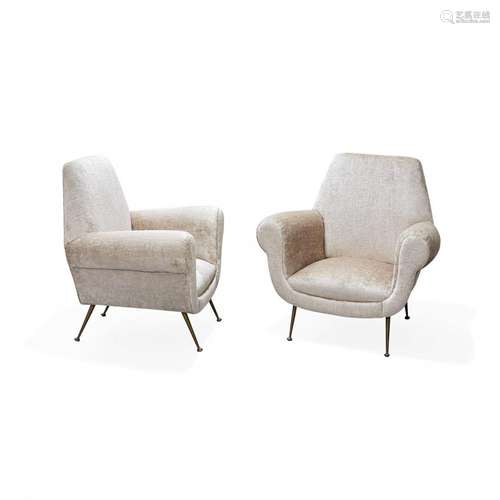 GIGI RADICE - TWO ARMCHAIRS FOR MINOTTI  1960S