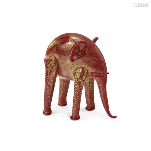 NAPOLEONE MARTINUZZI  1892-1977 - ELEPHANT FOR ZECCHIN MARTI...